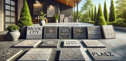 Найкращі види тротуарної плитки від Brook CITY